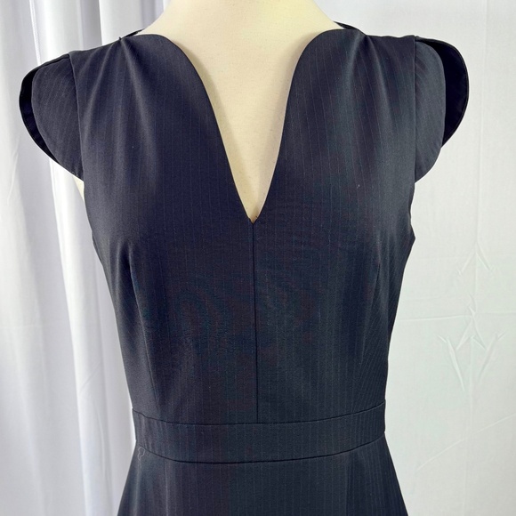 French Connection Black Pin Stripe Classic Dress - Picture 1 of 5